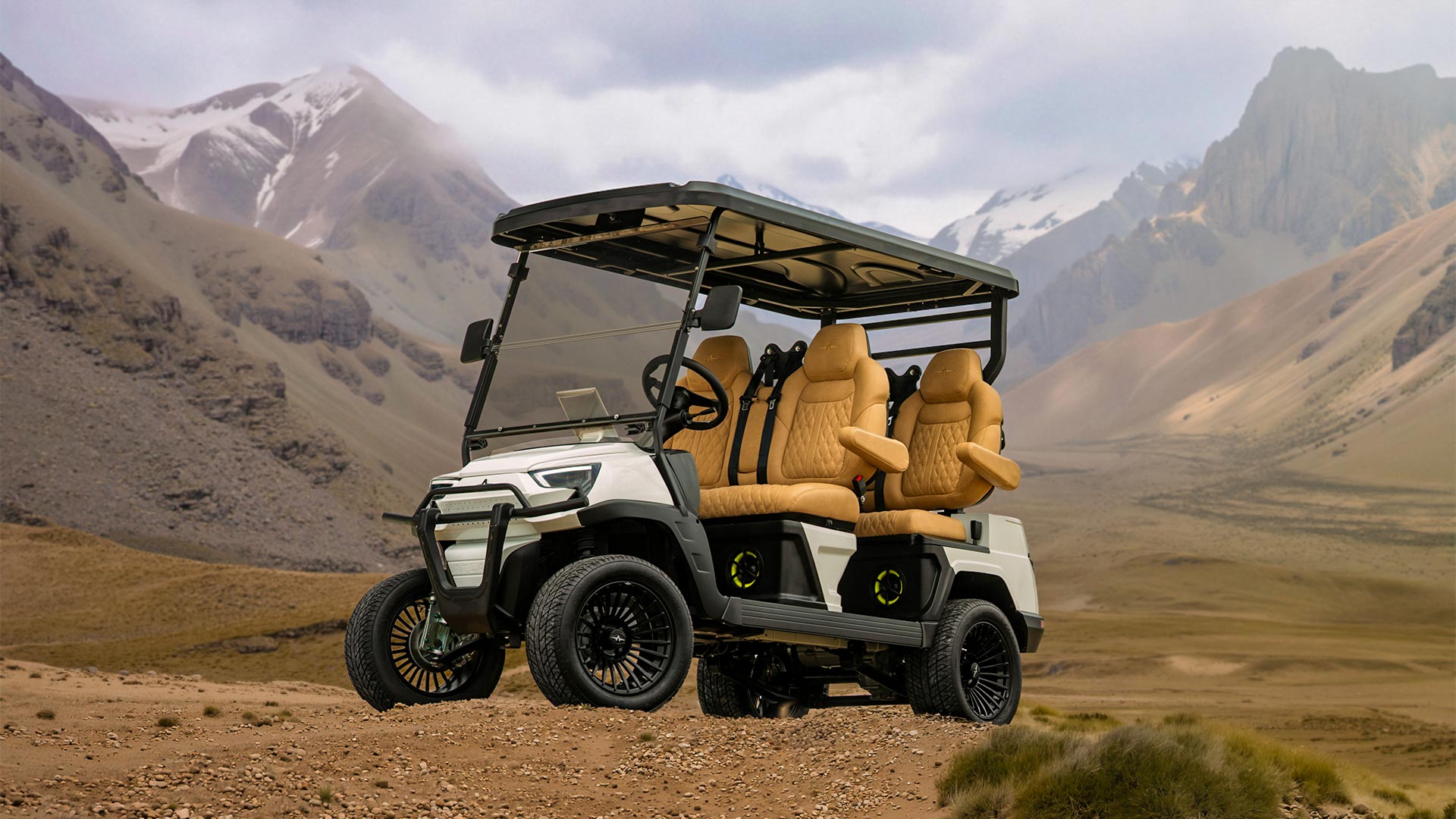 Atlas ONE electric golf cart long range lithium performance