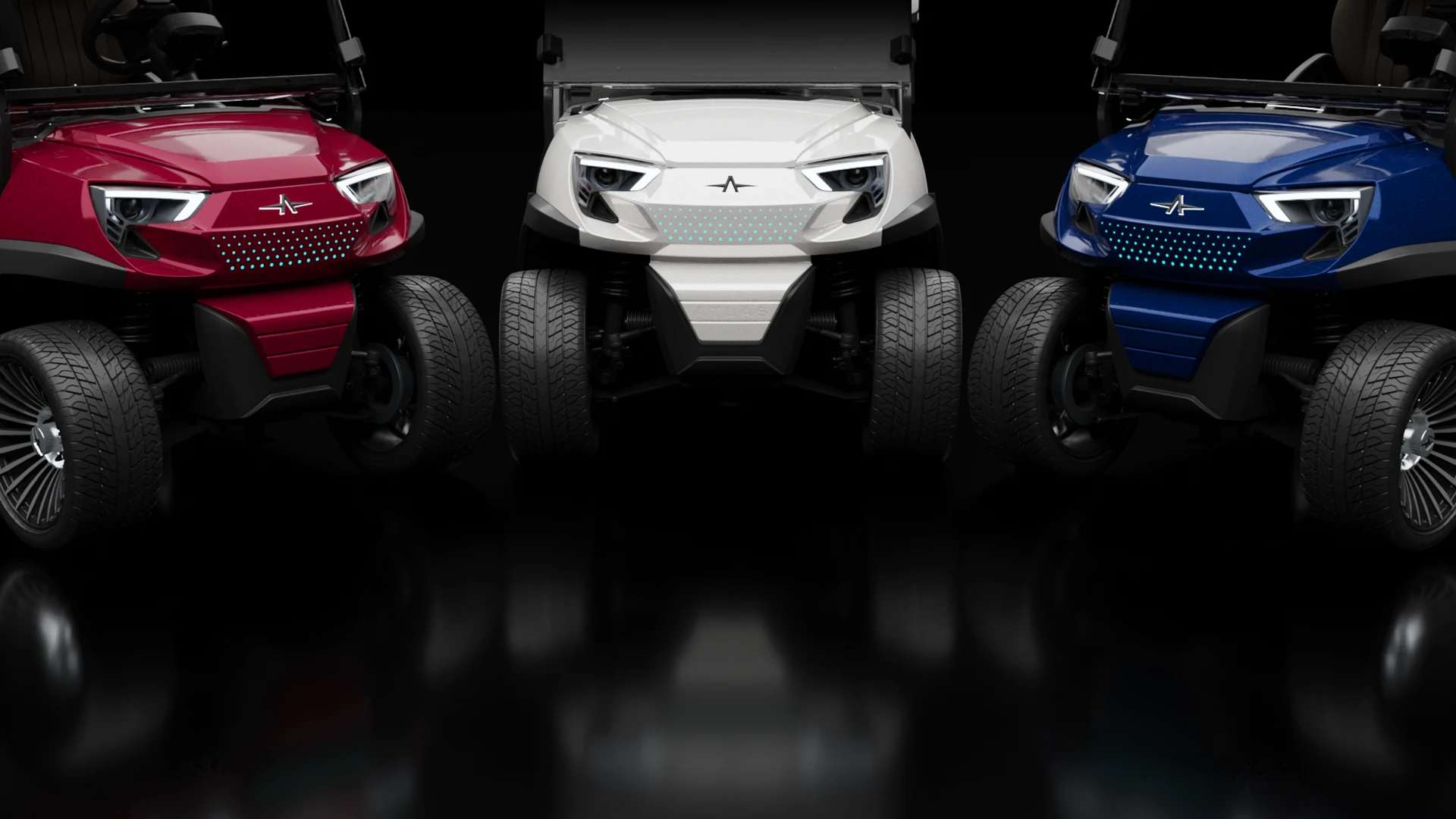 Atlas electric golf cart designed and assembled in the USA